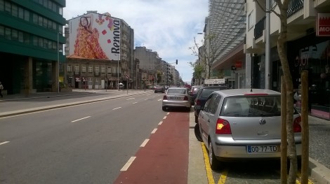 ciclovia avenida da boavista porto invicta mobilidade urbana automobilistas